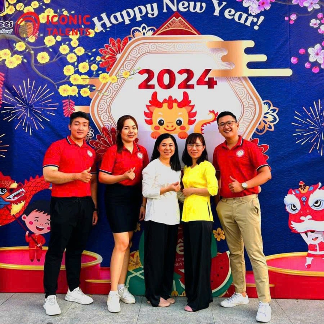 Tư liệu Team giao lưu trong hoạt động mừng năm mới 2024